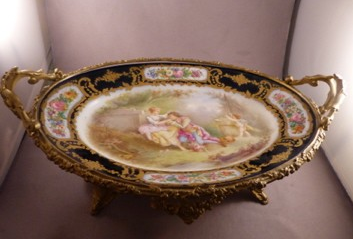 Sevres porcelain centerpiece