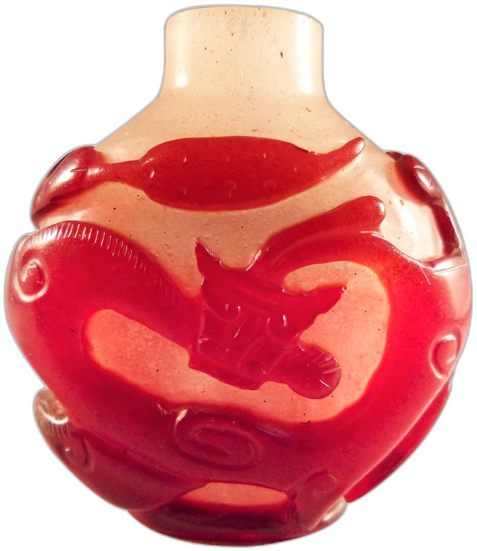 Peking Glass Snuff Bottle