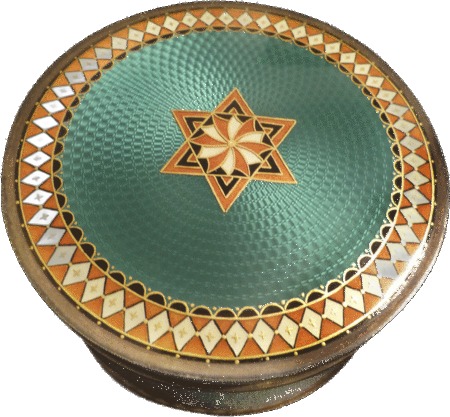 Guilloche Enamel Box
