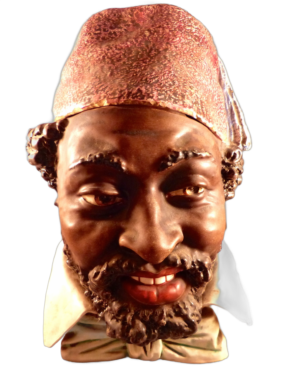 Antique Tobacco Jar- Blackamoor Style