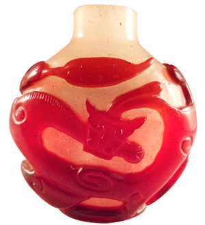 Chinese Peking Glass Snuff Bottle