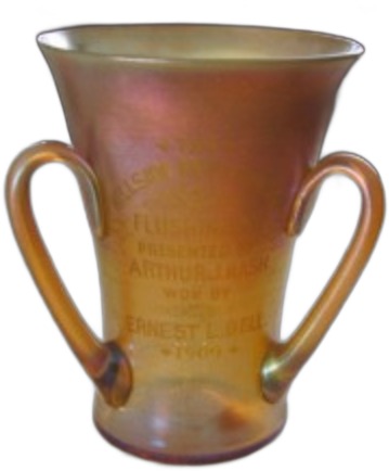 3 Handled Tiffany Favrile LCT Vase