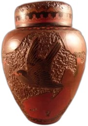 Cloisonne On Porcelain Vase